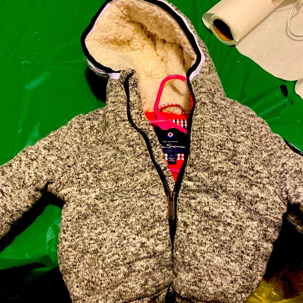 The original be. Sherman 2T winter wool coat